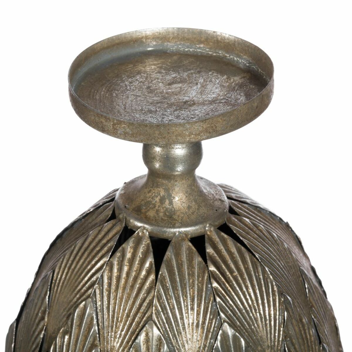Castiçais 15,5 x 15,5 x 28 cm Metal Prata - Image 4