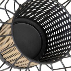 5 x 19 cm Natural Preto Metal