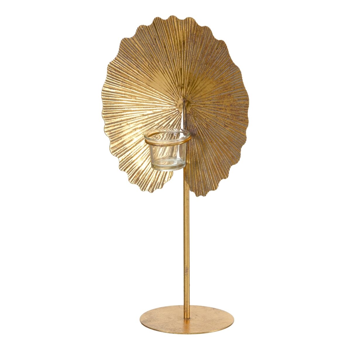 Castiçais 25 x 14 x 42 cm Dourado Metal - Image 4