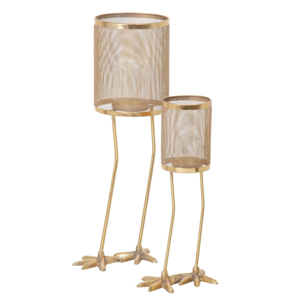 Castiçais 25,5 x 20 x 68,5 cm Dourado Metal - Image 6