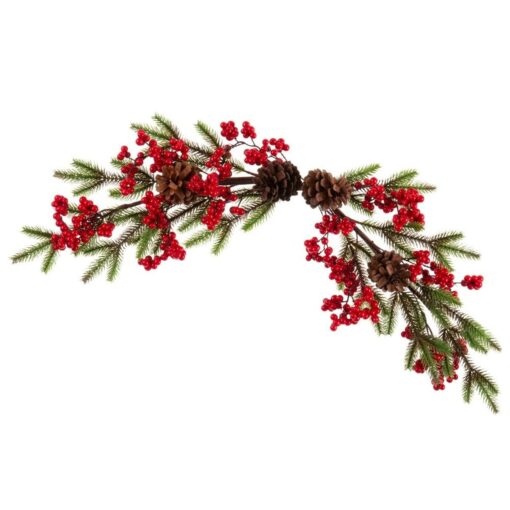 Centro de mesa Natal Vermelho Multicolor Plástico Foam Abacaxis 70 cm - Image 4