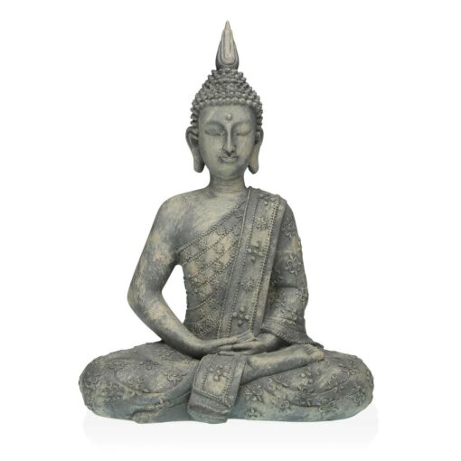 Figura Decorativa Cinzento Buda 19 x 40 x 28 cm Resina