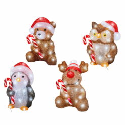 Figura Decorativa para Jardim 491338 animais Natal 17