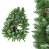 Grinalda de Natal PVC Verde Natural Abacaxis 270 x 28 x 14 cm