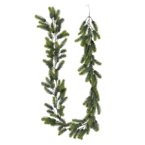 Grinalda de Natal Verde PVC 180 cm