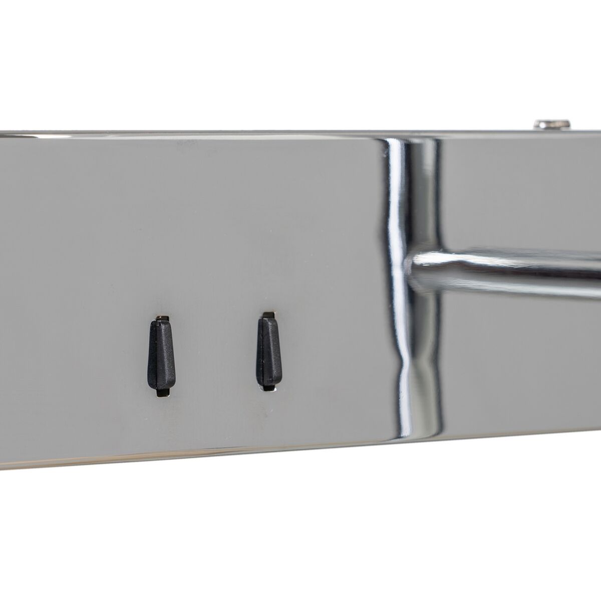 Luminária de parede 42 x 22 x 33,7 cm Cristal Metal Prata - Image 5