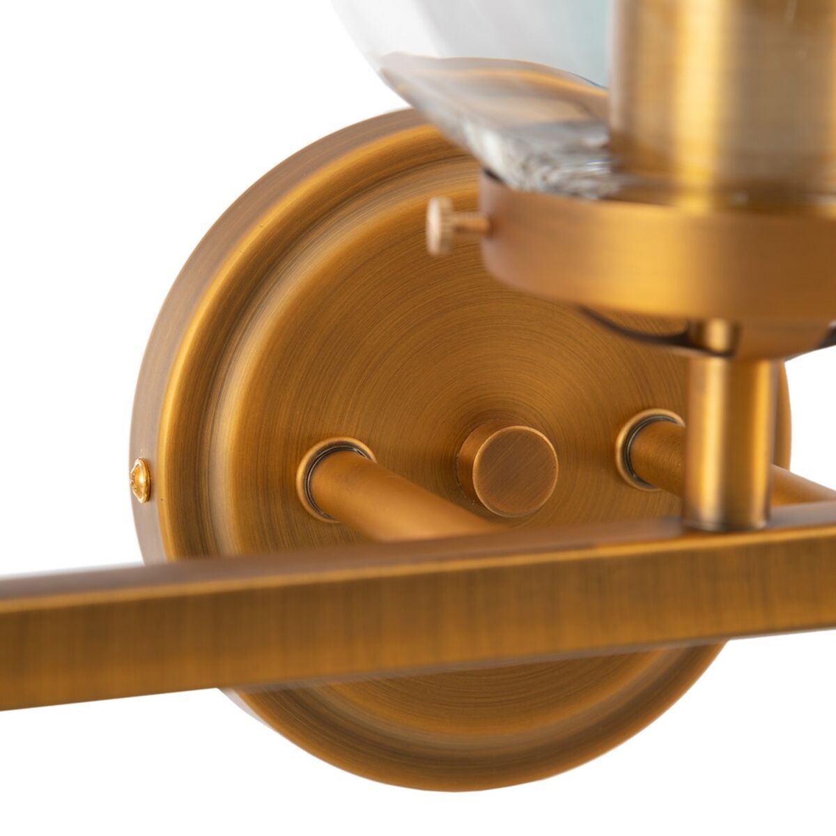 Luminária de parede 60 x 20 cm Cristal Dourado Metal - Image 3