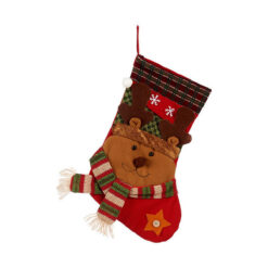 Meia de Natal Urso 32 x 43 x 5