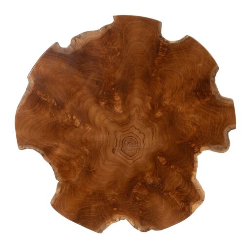 Mesa de apoio Natural Preto Teca 60 x 60 x 50 cm - Image 3