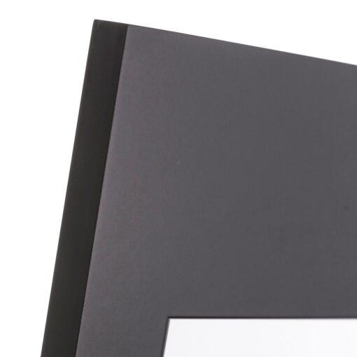 Moldura de Fotos 62 x 1,2 x 42 cm Cristal Preto Branco DMF - Image 3
