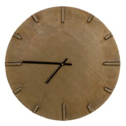 Relógio de Parede 38 x 1 x 38 cm Dourado Alumínio