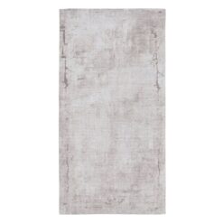 Tapete 80 x 150 cm Poliéster Algodão Taupe