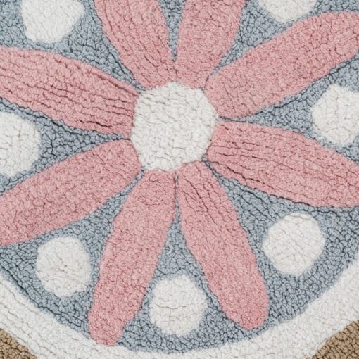 Tapete Infantil Flor Algodão 100 cm - Image 3