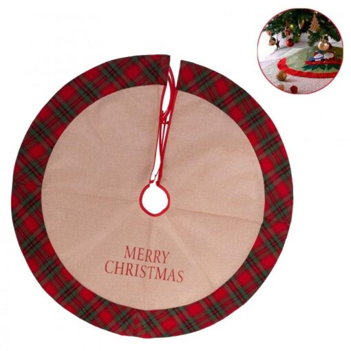 Tapete para árvore de Natal Juta 90 cm - Image 2