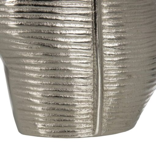 Vaso Metal Prata 17 x 9 x 44 cm - Image 2