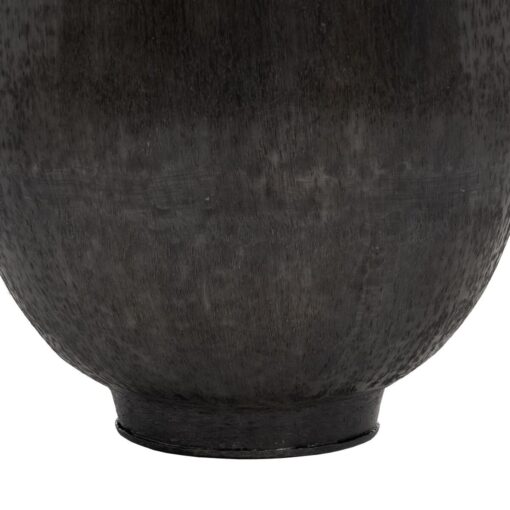 Vaso Preto 33 x 33 x 120 cm Alumínio - Image 2