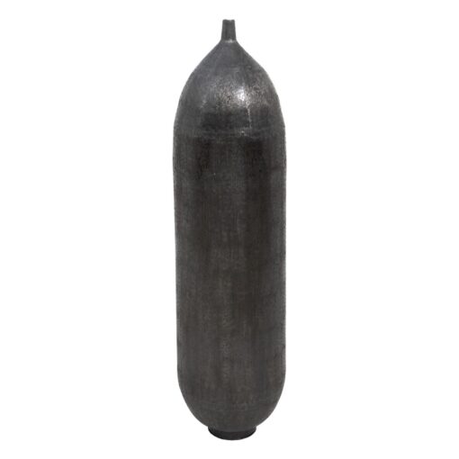Vaso Preto 33 x 33 x 120 cm Alumínio - Image 6