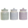 Bote Azul Verde Lilás Dolomite 12 x 12 x 16 cm (3 Unidades)