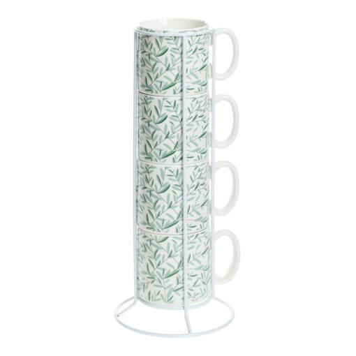 Conjunto de 4 Canecas Secret de Gourmet Com suporte Porcelana - Image 4