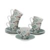 Conjunto de 6 Chávenas de Café Versa Acebo Porcelana