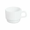 Conjunto de Chávenas de Café Arcoroc Restaurant Branco Vidro 12 Unidades 80 ml