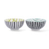 Conjunto de Tigelas Bidasoa Zigzag Multicolor Cerâmica 15 x 15 x 7
