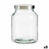 Frasco Prateado Aço inoxidável 3 L 16 x 21