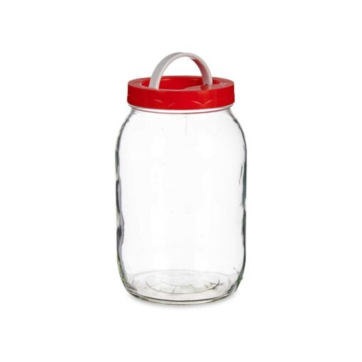 Frasco Tampa com pega Vermelho Polipropileno 2 L 12 x 21 x 12 cm (6 Unidades) - Image 3