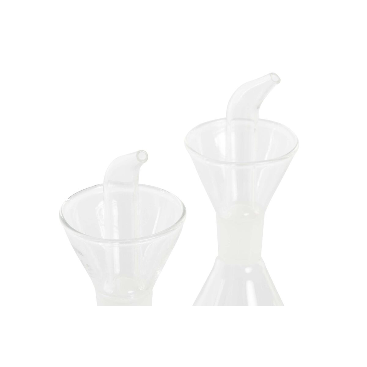 5 cm Metal Transparente 2 Unidades Vidro de Borosilicato