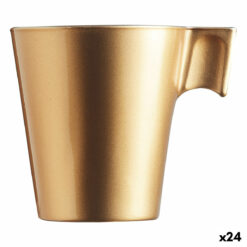 Kop Luminarc Flashy Dourado 80 ml Vidro