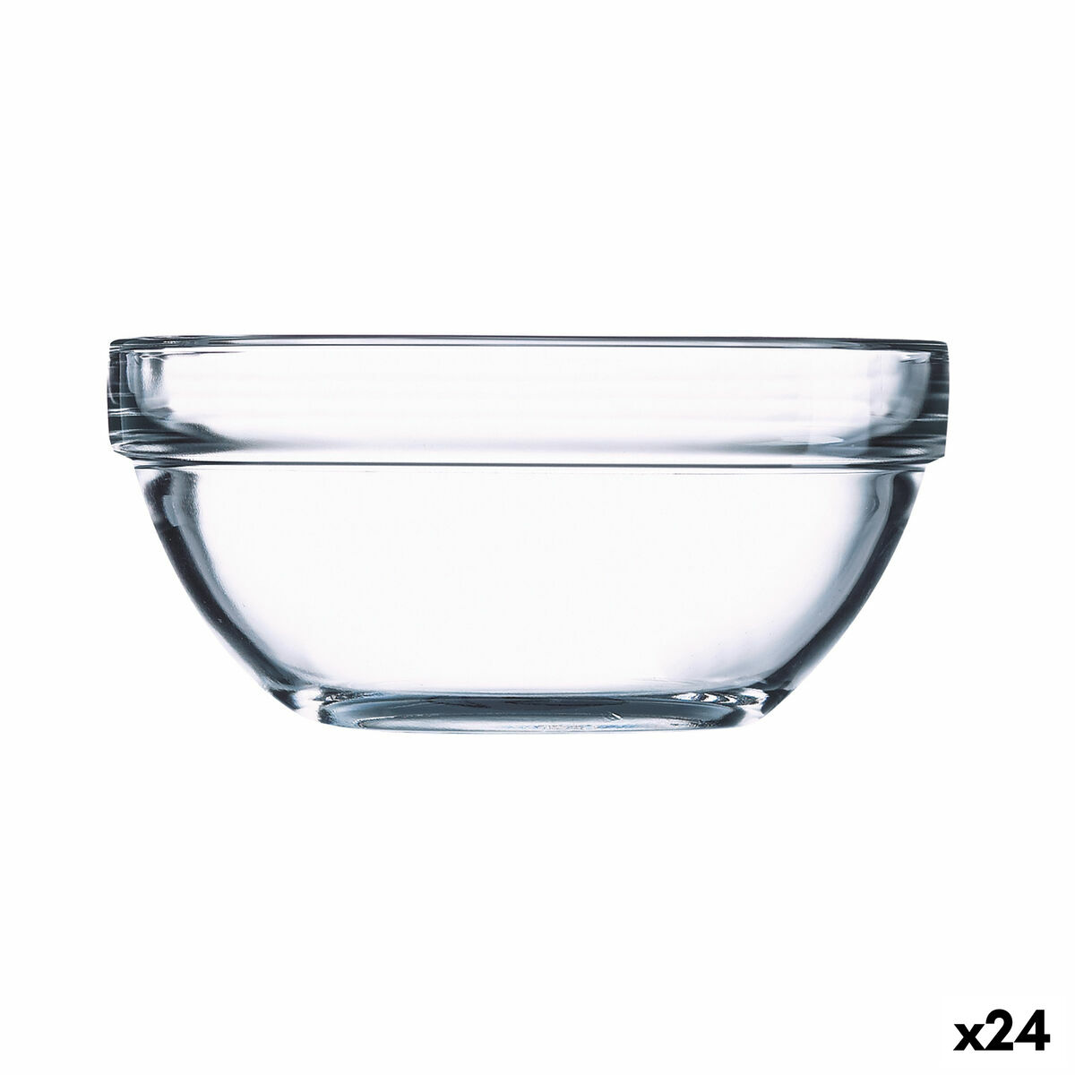 Tigela Luminarc Transparente Vidro (Ø 14 cm) (24 Unidades)
