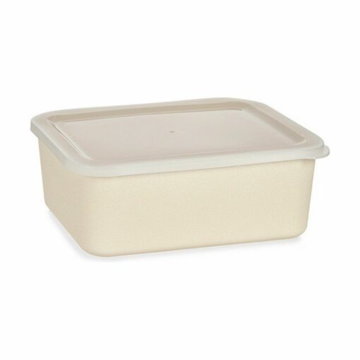 Bandeja com tampa Bambu Melamina Amarelo 17 x 8 x 23,5 cm (6 Unidades) - Image 3