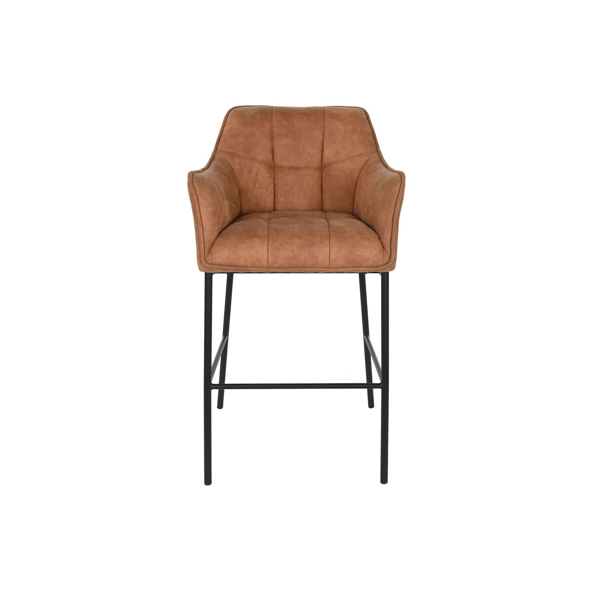 Banqueta Preto Camel Metal 59 x 60 x 107 cm - Image 4