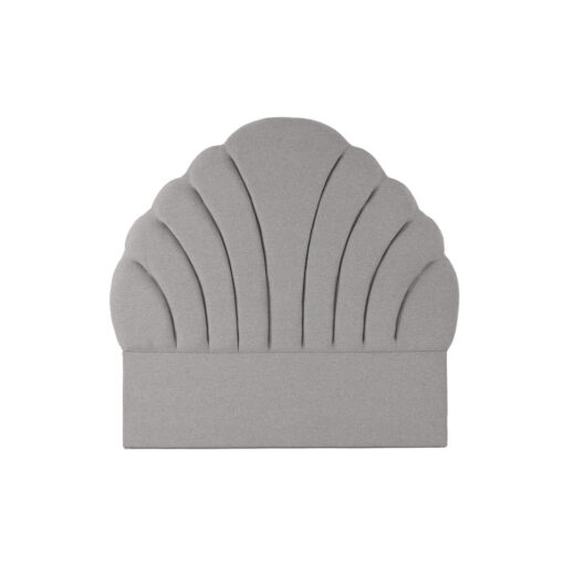 Cabeceira de Cama Cinzento Madeira MDF 157 x 8 x 160 cm