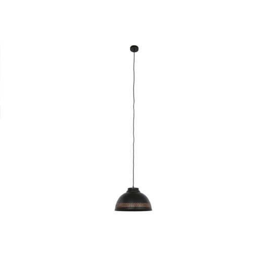 Candeeiro de teto Castanho Preto Creme Metal 50 W 39 x 39 x 22 cm (2 Unidades) - Image 6