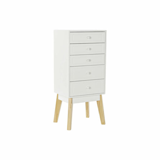 Cómoda Natural MDF Branco (40 x 30 x 90 cm)