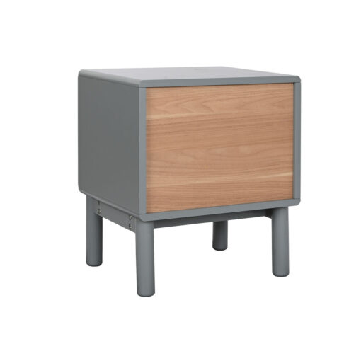 Mesa de Cabeceira Azul Cinzento Natural Madeira MDF 48 x 40 x 55 cm - Image 2