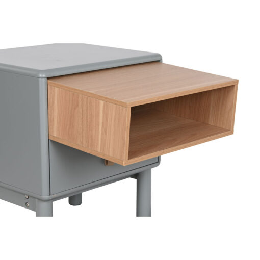 Mesa de Cabeceira Azul Cinzento Natural Madeira MDF 48 x 40 x 55 cm - Image 5