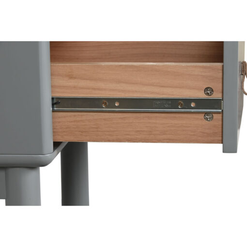 Mesa de Cabeceira Azul Cinzento Natural Madeira MDF 48 x 40 x 55 cm - Image 6