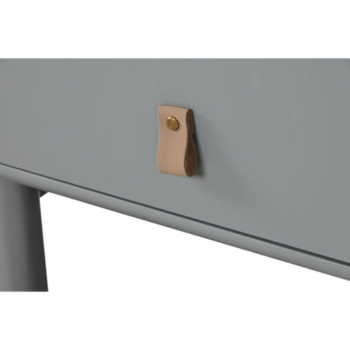 Mesa de Cabeceira Azul Cinzento Natural Madeira MDF 48 x 40 x 55 cm - Image 8