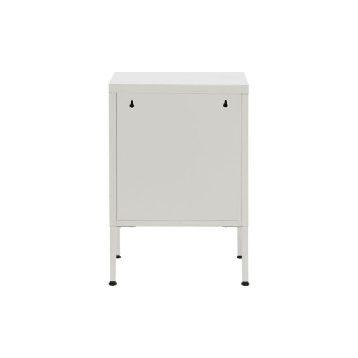Mesa de Cabeceira Branco Metal 35 x 35 x 51 cm - Image 2