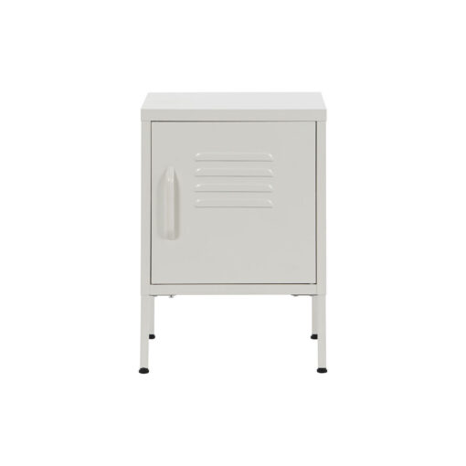 Mesa de Cabeceira Branco Metal 35 x 35 x 51 cm - Image 3