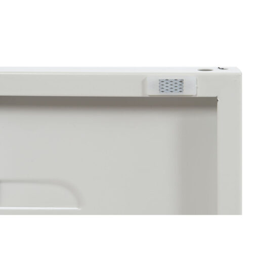 Mesa de Cabeceira Branco Metal 35 x 35 x 51 cm - Image 5