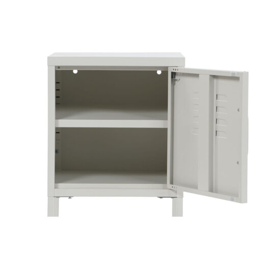 Mesa de Cabeceira Branco Metal 35 x 35 x 51 cm - Image 8