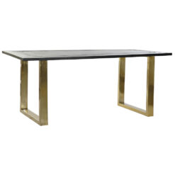 Mesa de Jantar 180 x 89 x 75 cm Metal Madeira de mangueira