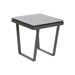 Mesa de apoio Cinzento Metal 51 x 51 x 53 cm
