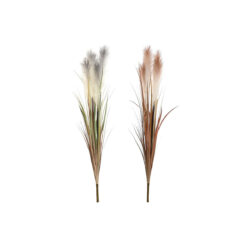 Planta Decorativa PVC Polietileno 15 x 15 x 106 cm (2 Unidades)