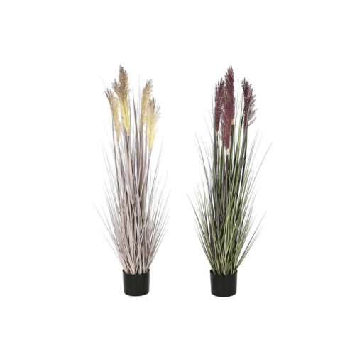 Planta Decorativa PVC Polietileno 35 x 35 x 120 cm (2 Unidades)