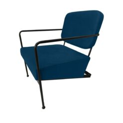 Poltrona Azul Metal 62 x 76 x 76 cm 55