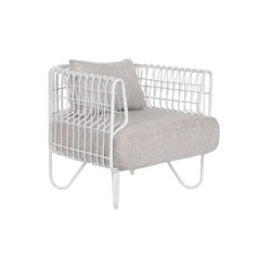 Poltrona Branco Metal 76 x 66 x 65 cm